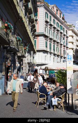 Piazza Trieste e Trento, Naples, Campanie, Italie, Europe Banque D'Images