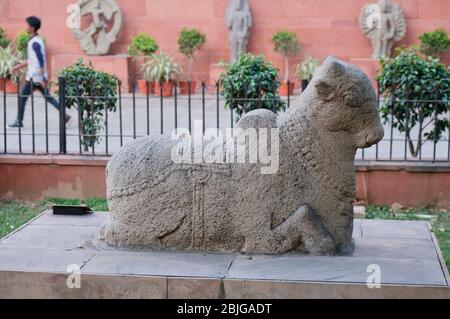 New Delhi / Inde - 26 septembre 2019: Le Musée National de l'Inde à New Delhi qui abrite la collection d'objets de 5000 ans de civil indien Banque D'Images