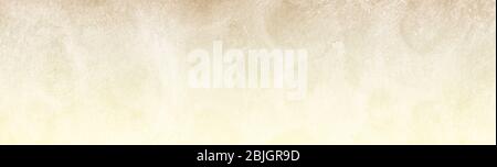 arrière-plan ancien marron pâle ou doré avec papier aquarelle et texture de peinture dans un design panoramique vieilli et délavé Banque D'Images