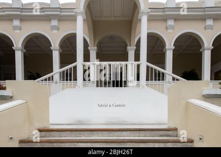 Restaurant Astrid & Gaston à Lima, au Pérou Banque D'Images