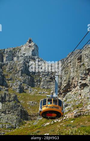 Téléphérique de Table Mountain, Cape Town, Afrique du Sud Banque D'Images