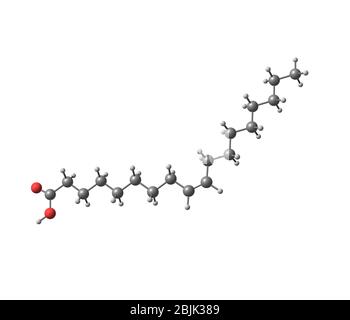 L'acide oléique est un acide gras qui se produit naturellement dans diverses graisses et huiles animales et végétales. C'est une huile inodore, incolore, bien que commerciale Banque D'Images