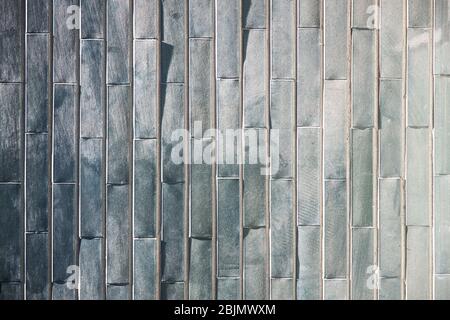 Mur extérieur inégal en céramique Banque D'Images