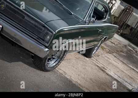 Dodge Charger 1967 classique de muscle voiture américaine Banque D'Images