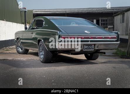 Dodge Charger 1967 classique de muscle voiture américaine Banque D'Images