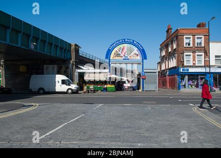 Shepherds Bush Market, Goldhawk Road, Shepherd's Bush, Londres W12 Banque D'Images