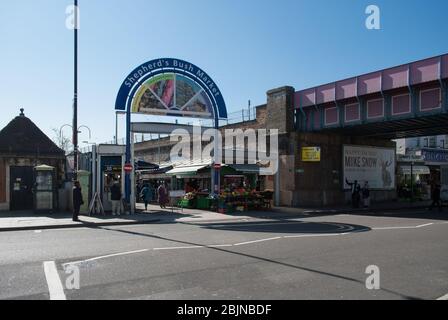 Shepherds Bush Market, Uxbridge Road, Shepherd's Bush, Londres W12 Banque D'Images