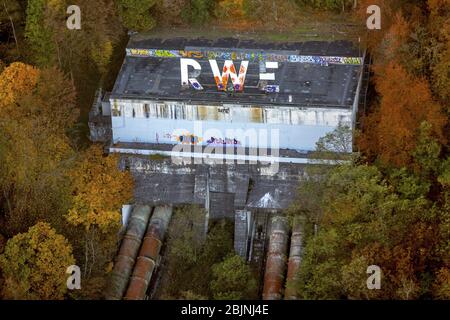 Centrale de stockage pompée à Hengsteysee à Herdecke, 31.10.2016, vue aérienne, Allemagne, Rhénanie-du-Nord-Westphalie, Ruhr Area, Herdecke Banque D'Images