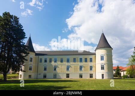 Wieselburg-Land: Château de Schloss Weinzierl, aujourd'hui Francisco Josephinum A Höhere Bundeslehr- und Forschungsanstalt für Landwirtschaft, Landtechnik und L Banque D'Images