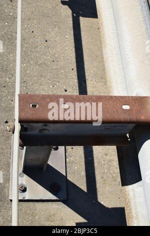 L'Autobahn, vide et endommagé comme rarement vu Banque D'Images