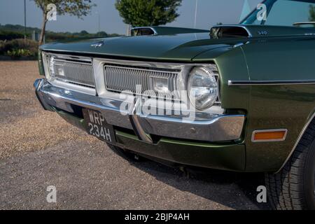 Dodge Dart Swinger Classic American muscle car 1970 Banque D'Images