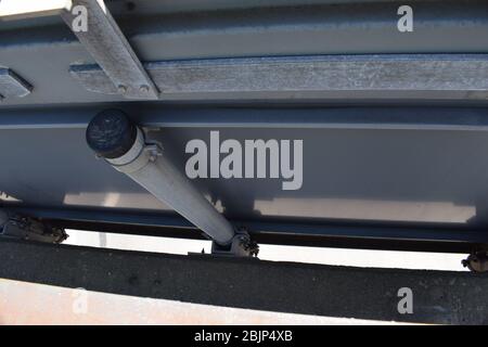 L'Autobahn, vide et endommagé comme rarement vu Banque D'Images