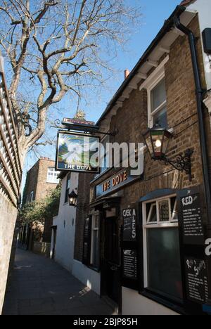 The Dove 19 Upper Mall, Hammersmith, Londres W6 9TA Banque D'Images