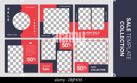 Vente de modèles mobiles pour la vente promotionnelle. Bannière mobile modifiable pour les histoires ou les médias sociaux, le Web et Internet. Offre groupée de promotion Illustration de Vecteur