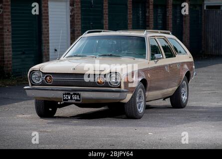 1973 AMC Hornet 'Gucci' édition spéciale voiture familiale classique américaine Banque D'Images