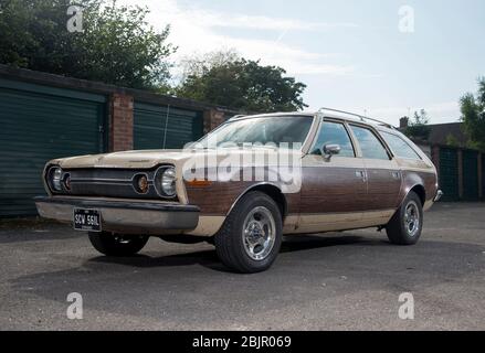 1973 AMC Hornet 'Gucci' édition spéciale voiture familiale classique américaine Banque D'Images