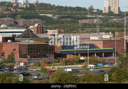 Métro Center Gateshead Tyneside Royaume-Uni Banque D'Images