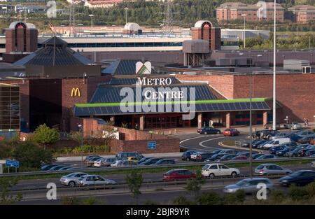 Métro Center Gateshead Tyneside Royaume-Uni Banque D'Images