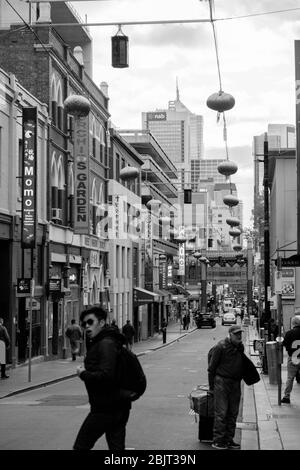 Streetlife de Melbourne, Australie Banque D'Images