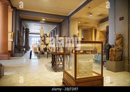 LE CAIRE, EGYPTE - 19 NOVEMBRE 2017 : le Musée des Antiquités égyptiennes - célèbre attraction touristique Banque D'Images