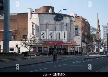 Élévation ancien Regal Cinema Cineworld ABC 207 King Street, Londres, W6 associés British Cinemas William R. Glen Banque D'Images