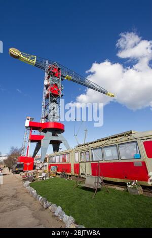 Faralda NDSM Crane Hotel, Amsterdam Noord, 2014 Banque D'Images