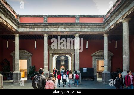 La Biblioteca de México a inauguré en 1946, dans le bâtiment connu sous le nom de la Ciudadela, Mexico, Mexique Banque D'Images