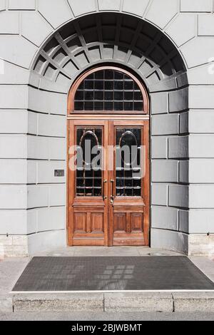 Bâtiment de la Banque de la MOIka 36. Maison rentable de la Société économique de la Garde - Centre d'affaires 'Northern Capital House' Saint-Pétersbourg, Russie Banque D'Images