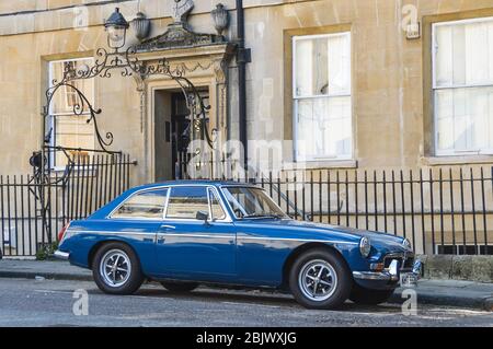 MG BLEU MGB GT Banque D'Images