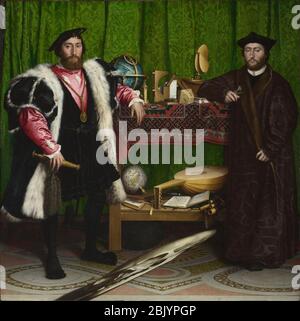 Holbein Ambassadeurs. Banque D'Images