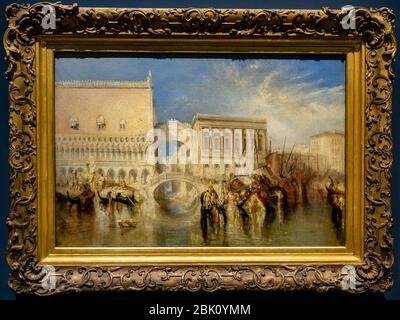 Horreur et délight-Turner-Venice, le pont des Soupirs DSC2139. Banque D'Images