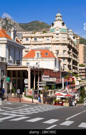 Avenue des Spelugues, Monte Carlo, Monaco, Europe Banque D'Images