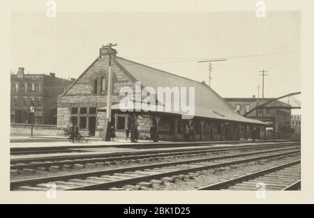 Houghton MS Typ 1070 - Richardson, Allston Railroad Station 2. Banque D'Images