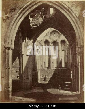 'Abbayes ruinés et châteaux de Grande-Bretagne et d'Irlande' (1864) Banque D'Images