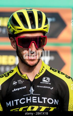 adam yates (gbr) (Fitchelton-scott) pendant Giro di Lombardia 2019, bergame-côme, Italie, 12 oct. 2019 Banque D'Images