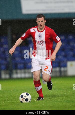 JAMES BOARDMAN / 07967642437 Bouteurs de football de Crawley Town - SCOTT DAVIES Banque D'Images