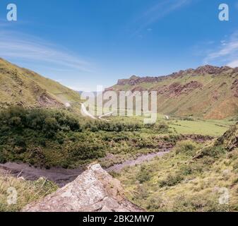 Paysages magnifiques, sur la route de Jujuy, Argentine Banque D'Images