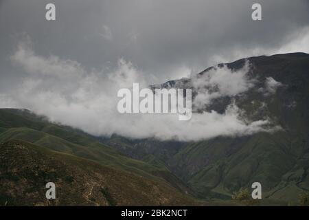 Paysages magnifiques, sur la route de Jujuy, Argentine Banque D'Images