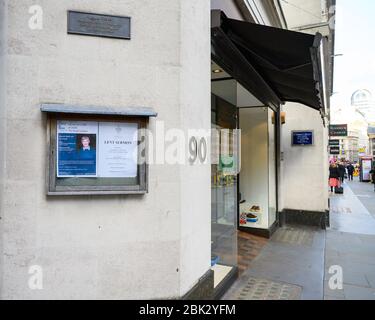 Plaque St Thomas a Becket, 90 Cheapside, EC2, Londres Banque D'Images