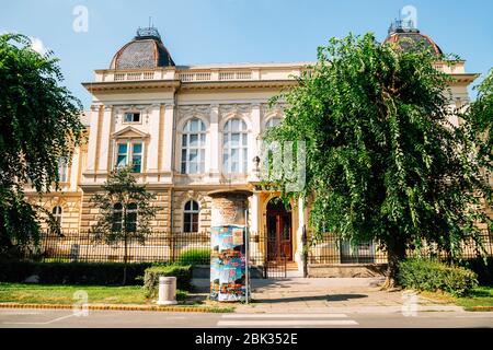 Novi Sad, Serbie - 17 juillet 2019 : Musée de Voïvodine, musée d'art et d'histoire naturelle Banque D'Images