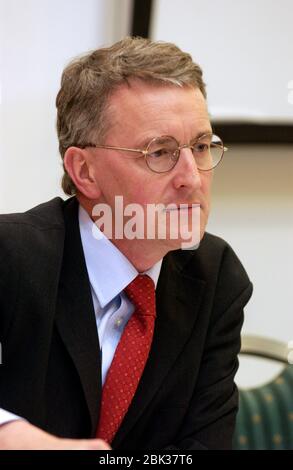 Hilary Benn députée parlant à la Conférence internationale de solidarité créée par Northern TUC; Newcastle 2005 UK Banque D'Images