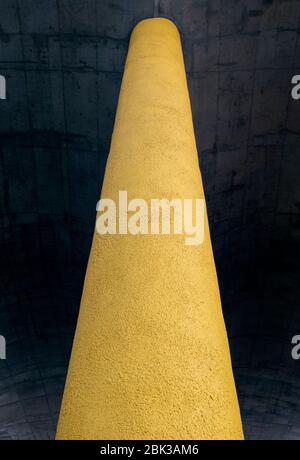 pilar structural conçu par le Corbusier Punjab et Haryana High court Chandigarh Inde Banque D'Images