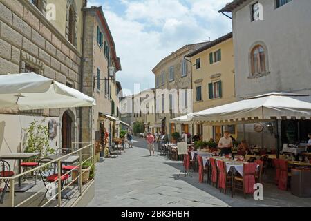 Castellina in Chianti, Toscane, Italie Banque D'Images