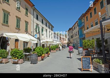 Gaiole in Chianti, Toscane, Italie Banque D'Images