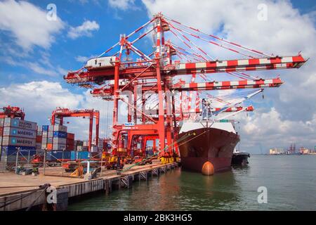 navires de fret,navires de transport en vrac,navires de croisière,port,navires de pêche,navires,chantiers,expédition,industrie de la navigation,transport,mer,maritime,maritime,port Banque D'Images