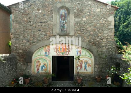 Chapelle Saint-juste et Ruffine Prats de Molo France du Sud. Artiste , Jean Larése aussi connu comme Jean Llaréus. SYSTÈMES HOMER Banque D'Images