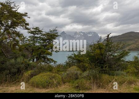 Lac Nordenskjold dans le parc national de Torres del Paine, au Chili Banque D'Images