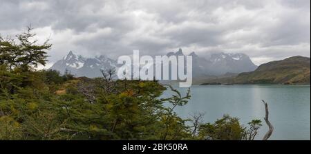 Lac Nordenskjold dans le parc national de Torres del Paine, au Chili Banque D'Images