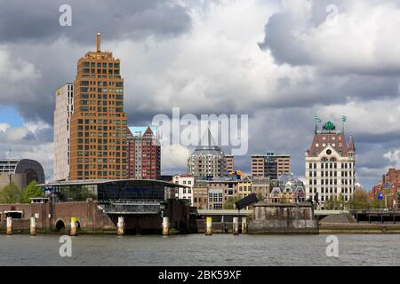 Old Port District, Rotterdam, Hollande-Méridionale, Pays-Bas, Europe Banque D'Images