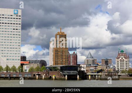 Old Port District, Rotterdam, Hollande-Méridionale, Pays-Bas, Europe Banque D'Images